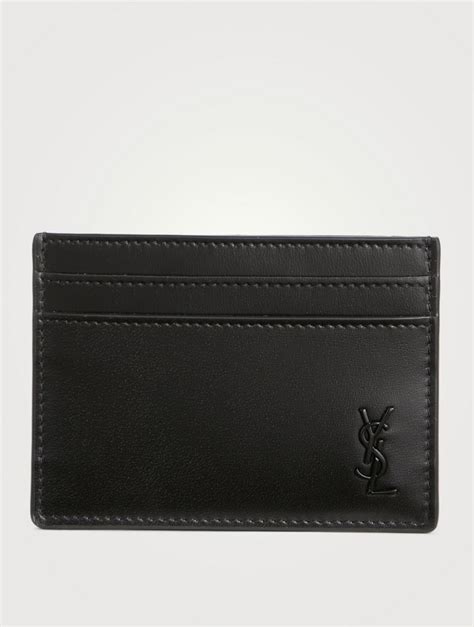 mens ysl card holder
